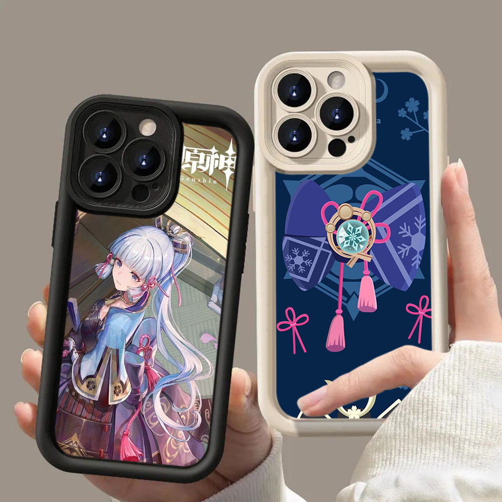 HA76 Kamisato Ayaka Genshin Impact Untuk Realme Casing hp Softcase Silikon Kasing untuk Realme C11 2
