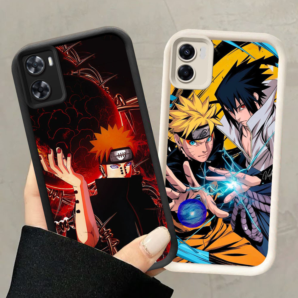 Murah Casing HP TPU Anti Gores OPPO A57 A57e A36 A96 A77 A76 A77s A57s F5 HR-74 Naruto Anime