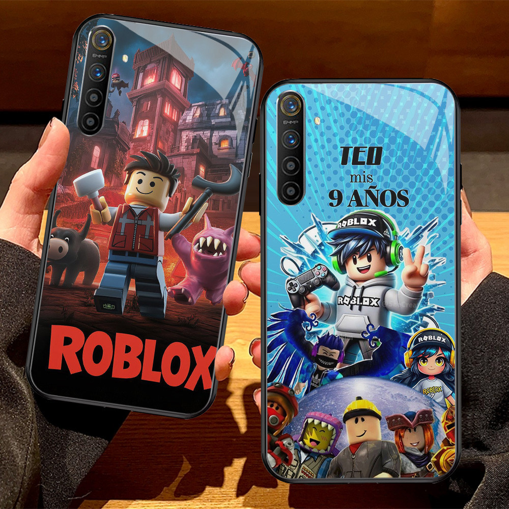 G-46 Roblox HD Kaca Casing untuk Realme 5 C17 Narzo 30A 3i 20A 20 C65 10A 6i 7i 10 5i C67 7 3 5S Pro