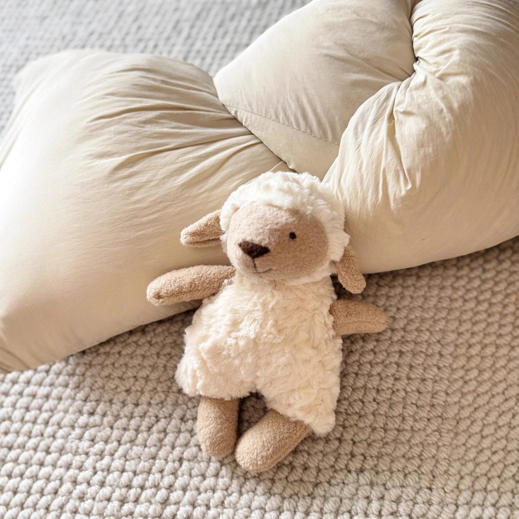 Boneka Plushie Domba Loli Lucu Lembut Nyaman Mainan Hadiah Pereda Stres Berkualitas