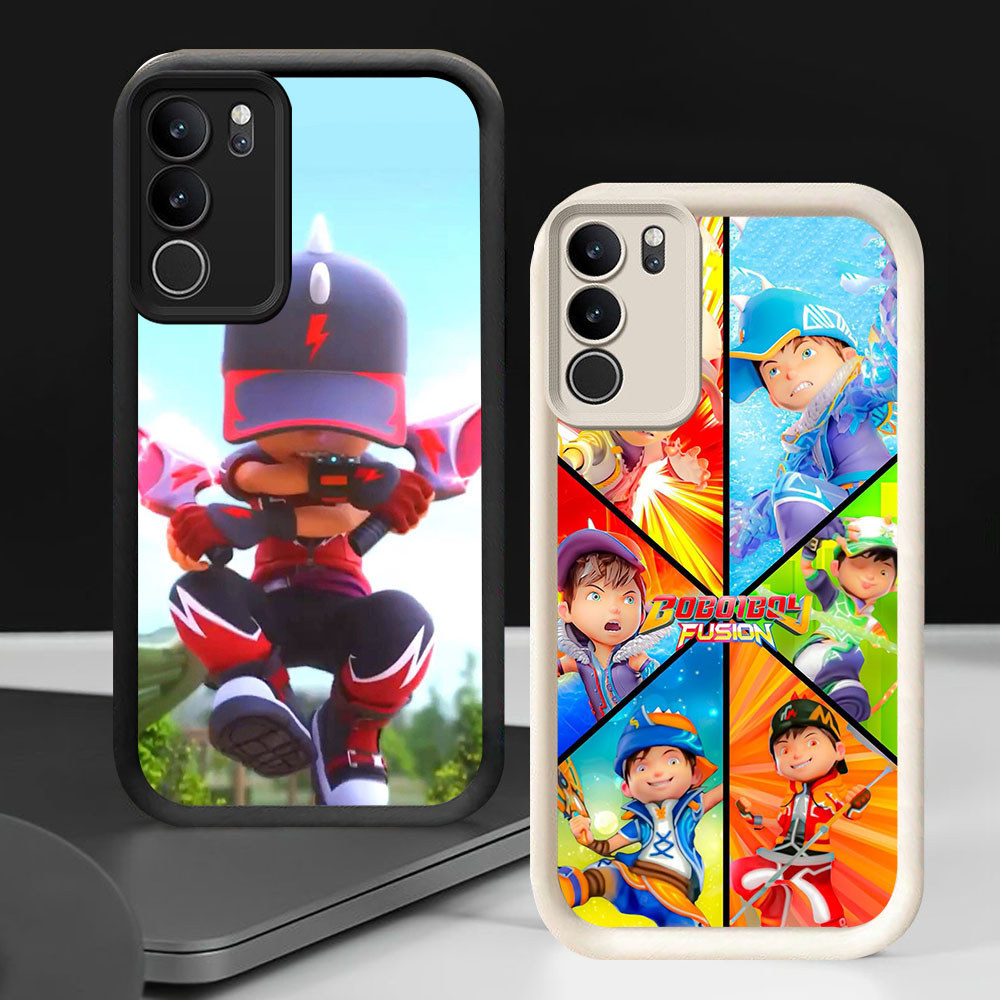 Casing HP Untuk VIVO Y19S Y200 Y300 V40 Lite Pro TK-7 Boboiboy Frostfire