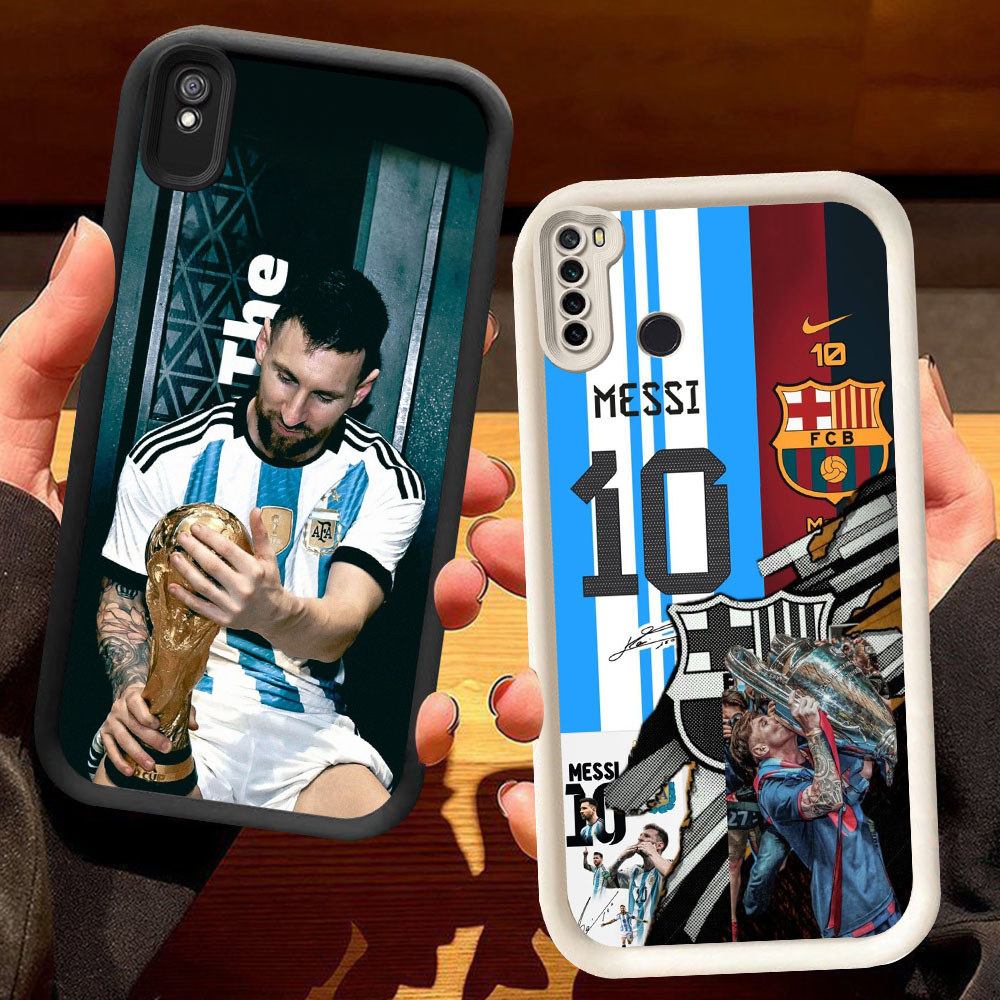 KD-64 Lionel Messi Inter Miami Casing HP Untuk Xiaomi Redmi Note 5 6A 7 9A A5 9T Poco M3 C71 Pro Plu
