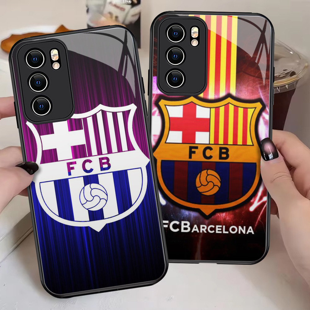G-19 Barc_Barcelona HD Kaca Casing untuk Xiaomi POCO X5 C65 C71 M4 11 12 M3 X6 M6 Pro Lite 5G Case
