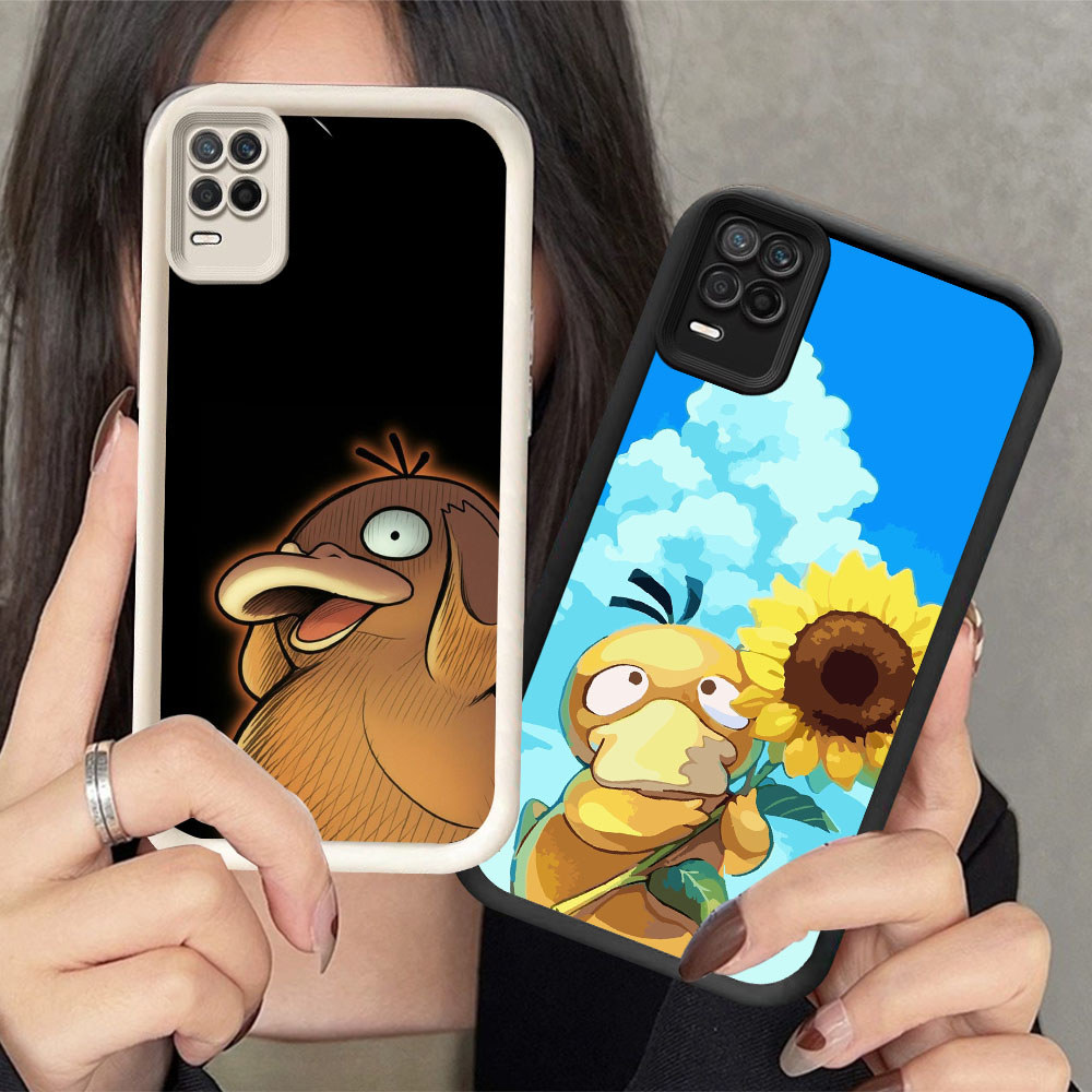 Murah Casing HP TPU Untuk Realme 8 8S 12 C67 V13 Q3 Narzo 30 Lite Pro KR-32 Psyduck