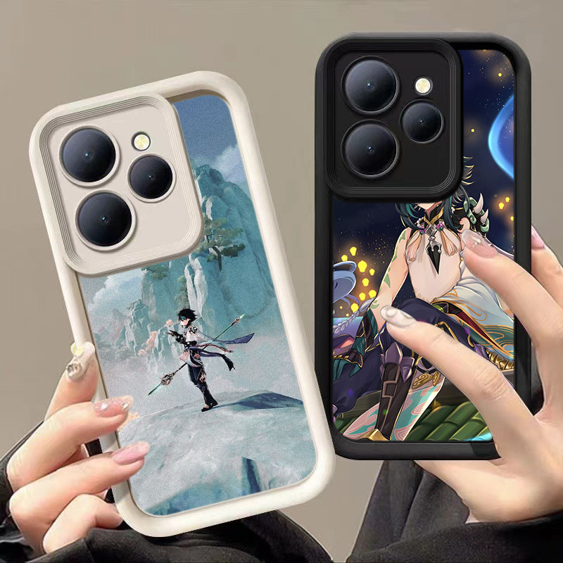 HA119 Xiao Genshin Impact game Untuk Infinix Casing hp Softcase Silikon Kasing untuk Tecno POP 9 8 C