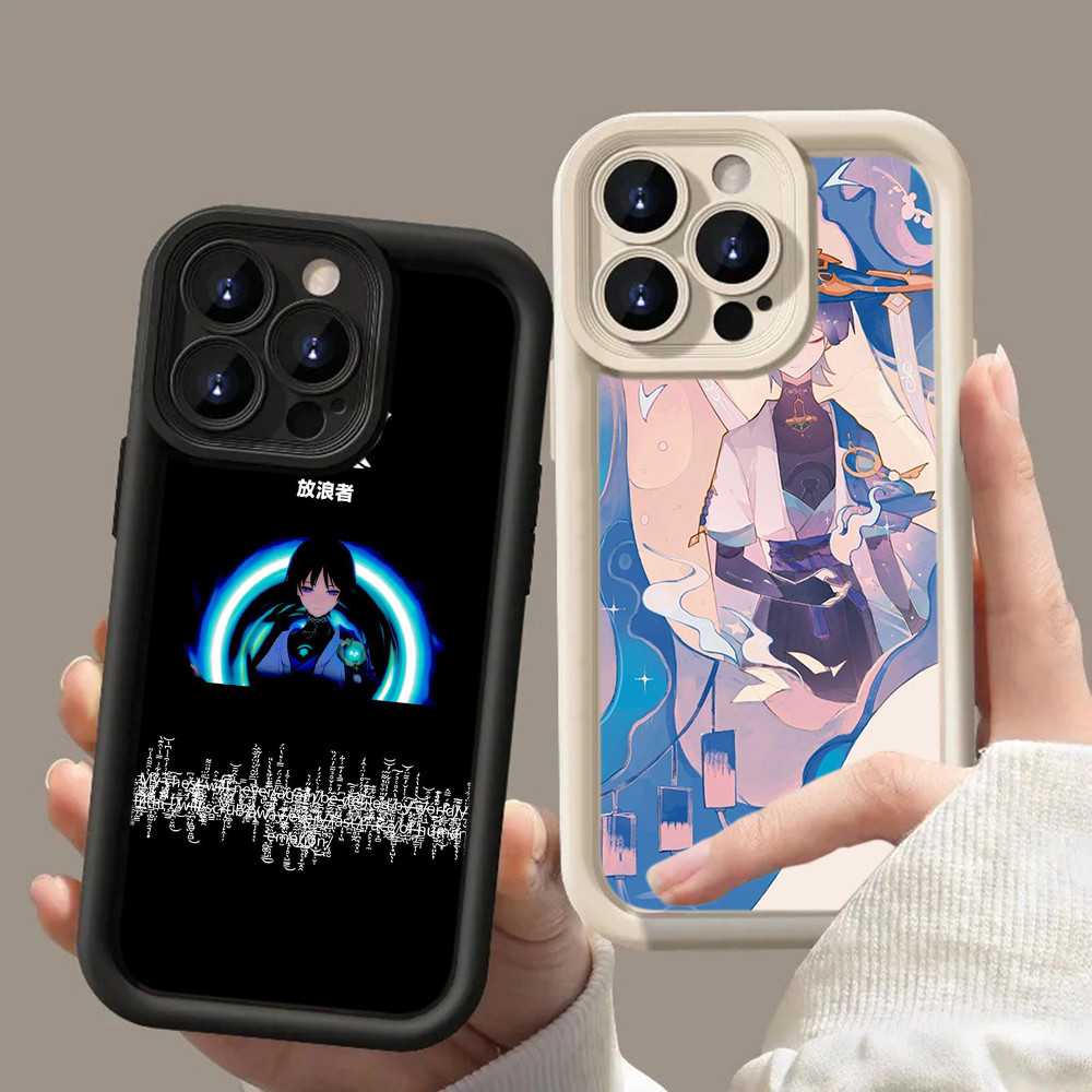 HA112 Wanderer Genshin Impact Untuk Realme Casing hp Softcase Silikon Kasing untuk Realme 5 5i 5s 6i