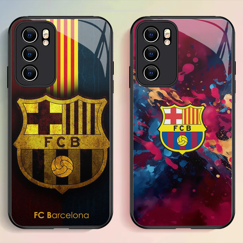 G-26 Barcelona HD Kaca Casing untuk Xiaomi POCO X5 C65 C71 M4 11 12 M3 X6 M6 Pro Lite 5G Case