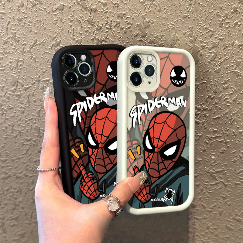 Spiderman Keren SoftCase Anti Jatuh FOR IPHONE11PROMAX IPHONE11PRO IPHONE11