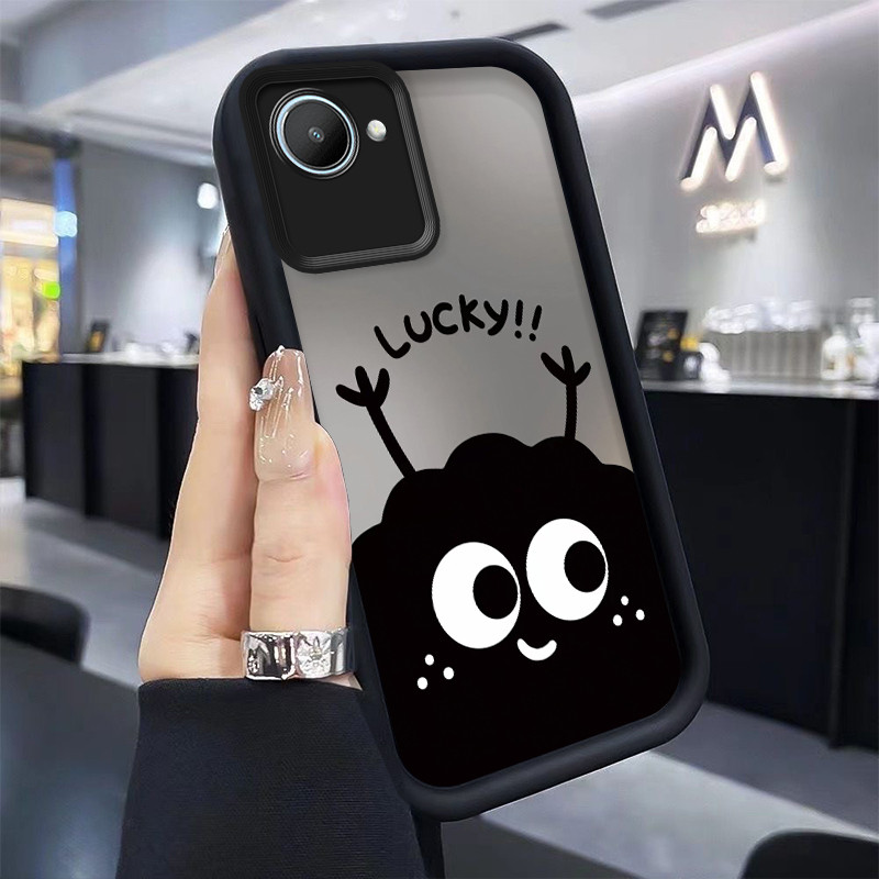 Batu Arang Hitam Kecil SoftCase Anti Jatuh FOR RealmeNARZO50iPRIME NARZO50APrime NARZON53 Narzo30 5G