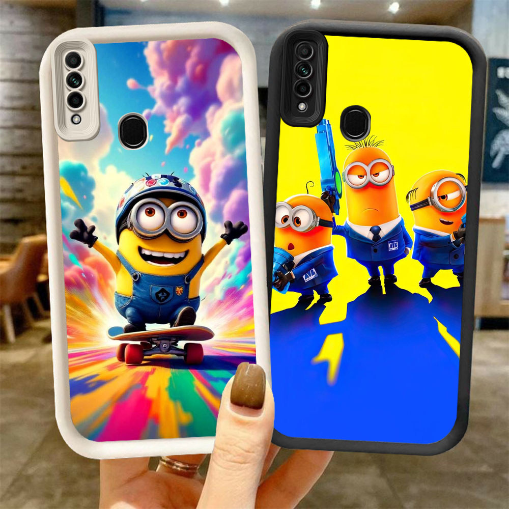 A2-34 Minion Case Lembut Casing untuk OPPO Realme Narzo Reno A31 F15 C3 20A 10A 10 3 5 5s 6i A91 5i 
