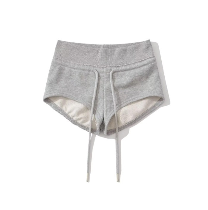 Pure Lust Hot Girl Elastic Low-waist Hip-hugging Hot Pants Summer Versatile Leg-lengthening Sports
