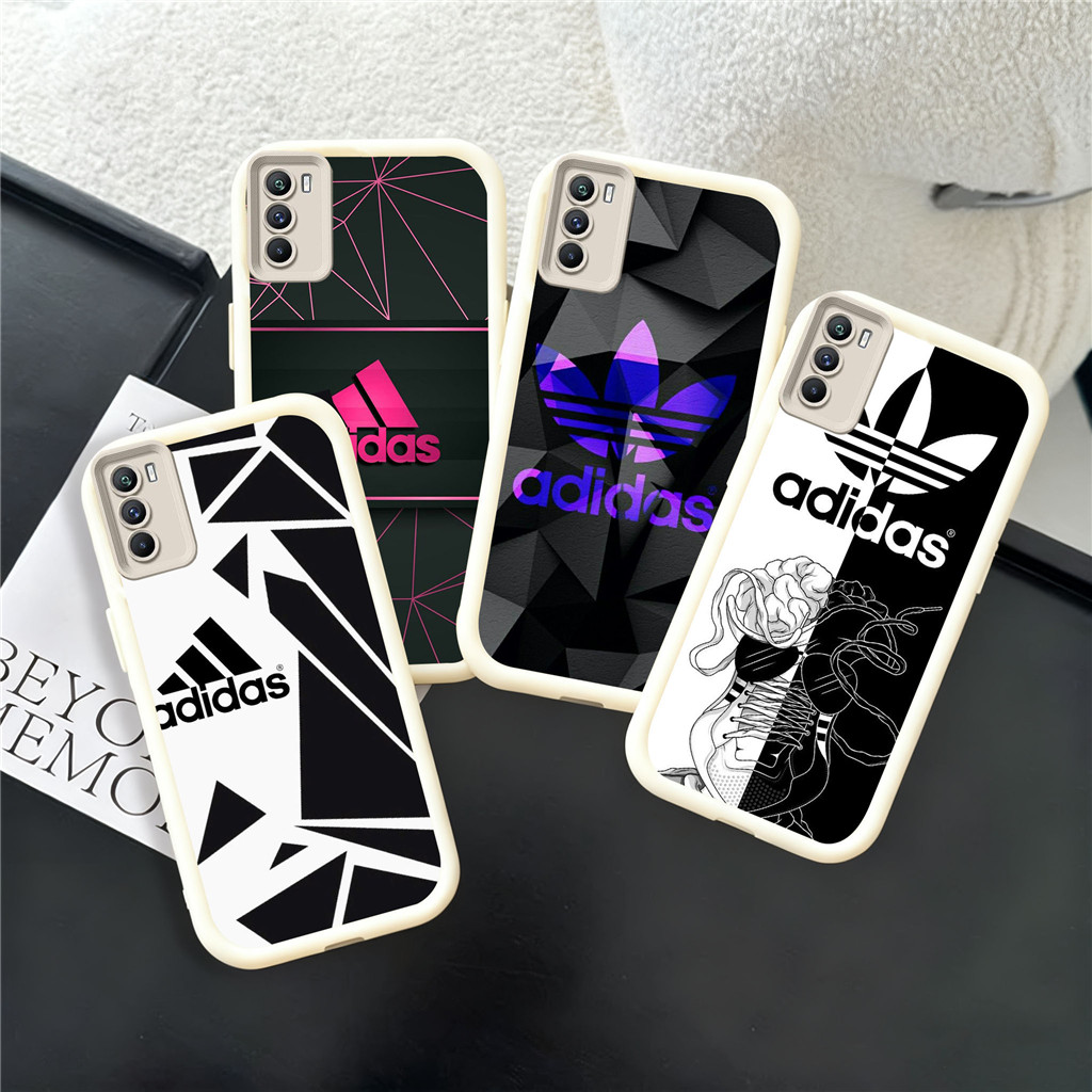 BU2 adidas Shockproof kasus silikon Casing untuk OPPO A15 A15s A36 A17 A35 A16 A16K A18 A17K A33 A16