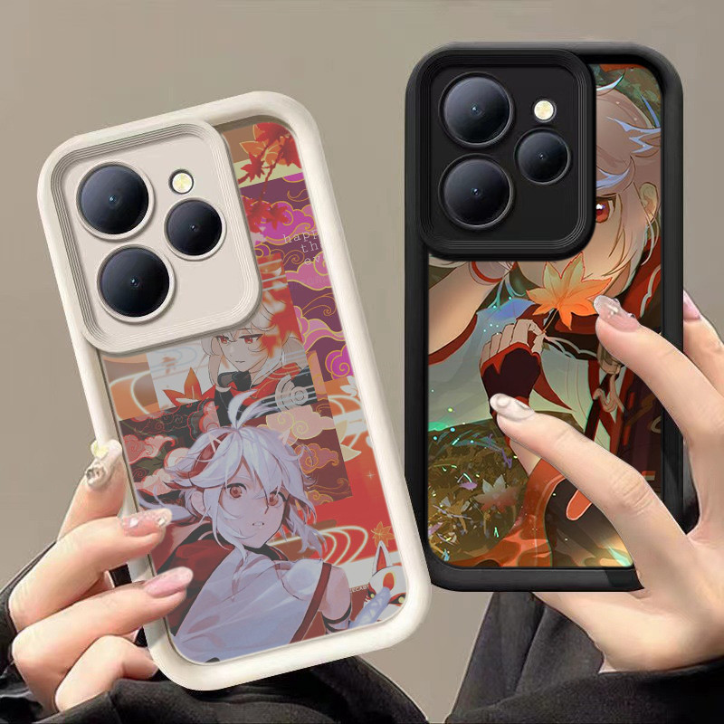 HA33 Genshin Impact game Kaedehara Kazuha Untuk Infinix Casing hp Softcase Silikon Kasing untuk Tecn
