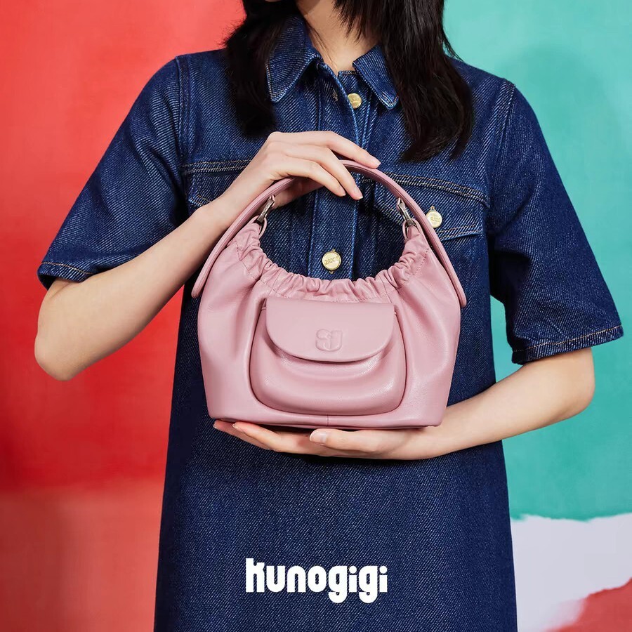 Tas Wanita 2026 KUNOGIGI/Gulangjiji Piggy Wonton Bag 2025 Desain Baru Selempang Berkualitas