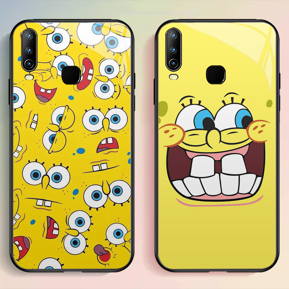 G-24 SpongeBob HD Kaca Casing untuk VIVO Y81s Y12i Y50 Y81 Y30 Y12 Y15 Y19 Y17 Y17S Y15S Case