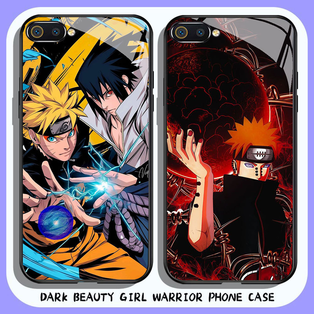 HR-74 Naruto Anime HD Glass Casing HP OPPO A3X A3i A5 A40 A3S A12E A93 F17 Reno 4 4F Lite Pro