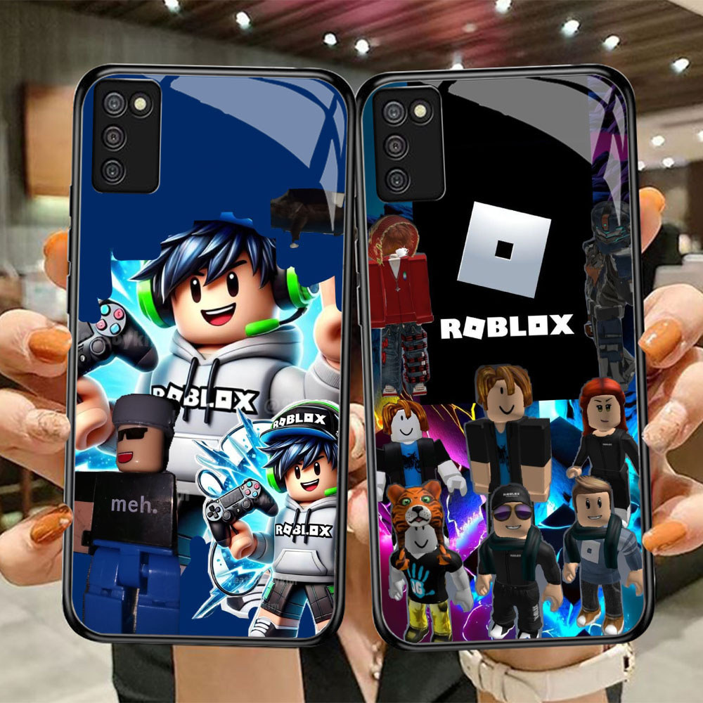 KR-29 Anime Roblox HD Glass Casing untuk Samsung A03S A71 M02S A02S A51
