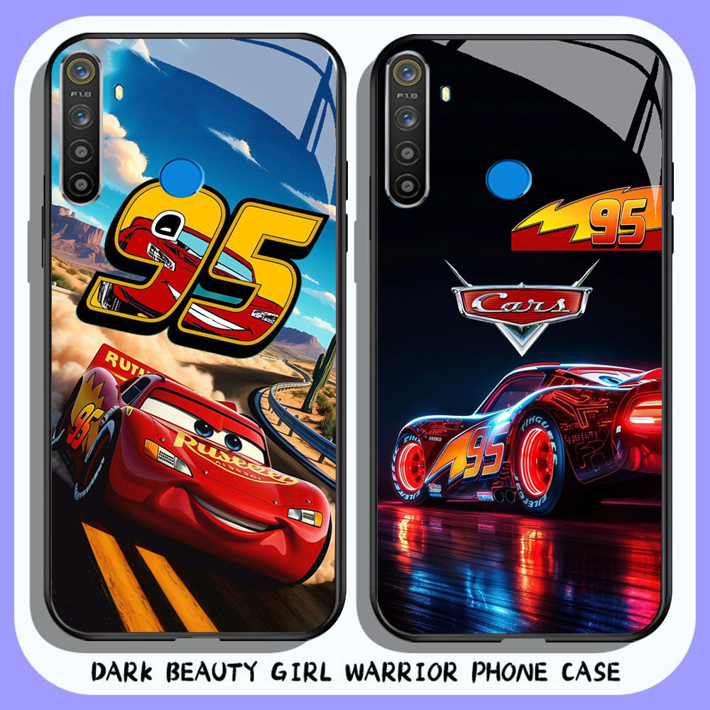 HR-43 Cars HD Glass Casing HP Realme 3 3i 5 5i 5S 6i 7 C65 Narzo 10 10A 20 20A Pro
