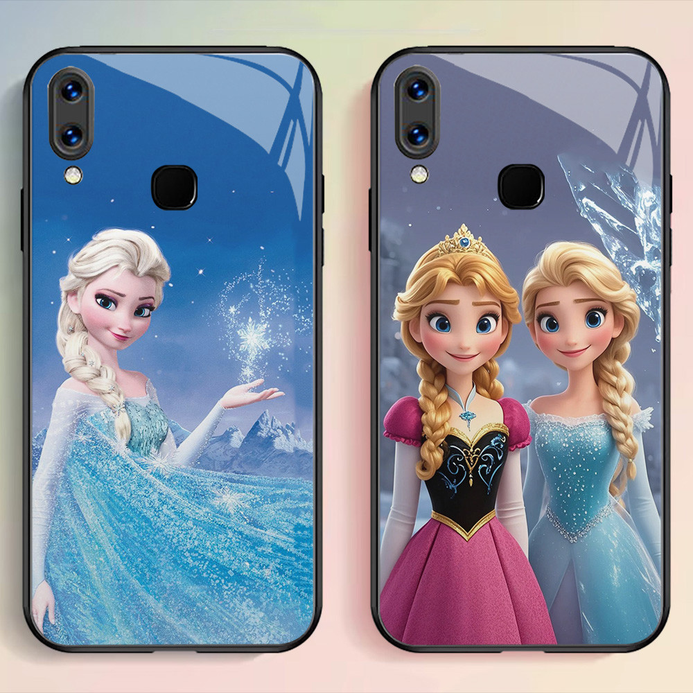 G-74 Frozen HD Kaca Casing untuk VIVO Y12i Y89 Y85 V9 Y93 Y11 Y67 Y66 Y95 Y91 Y91C Case