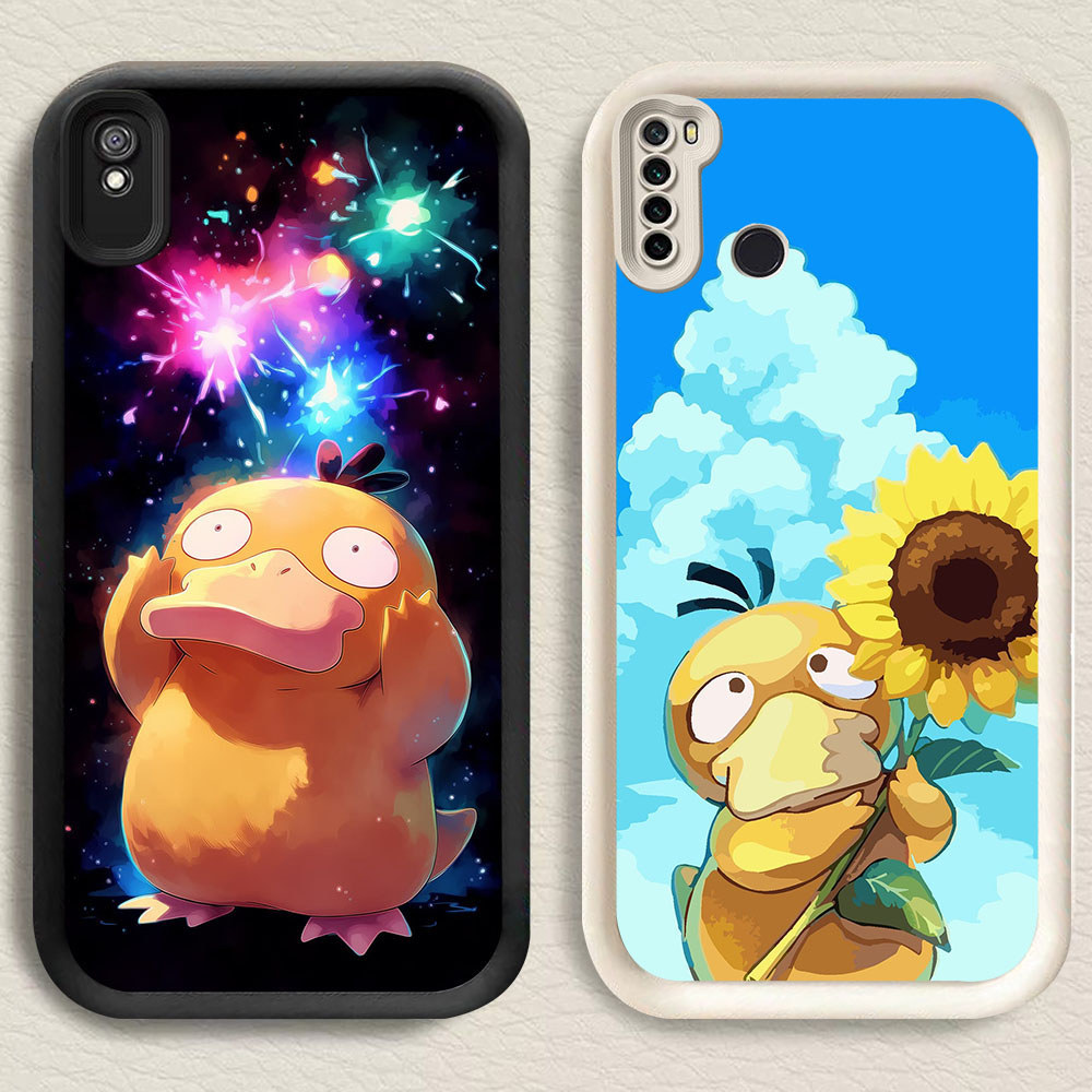 Casing HP Untuk Xiaomi Redmi Note 5 6A 7 9A A5 9T Poco M3 C71 Pro Plus KR-32 Psyduck