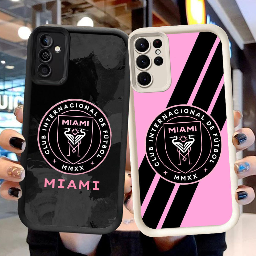 FX-43 Inter Miami Messi Shockproof Casing untuk Samsung A55 A54 M15 S25 S24 S21 FE Ultra
