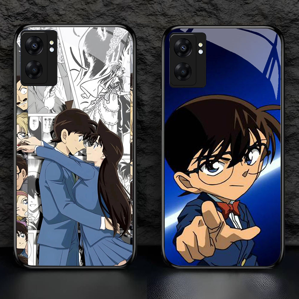 HM-68 Detective Conan HD Glass Casing HP OPPO A57 A16K A16E A76 A77 A17 A77S A57S A36 A96
