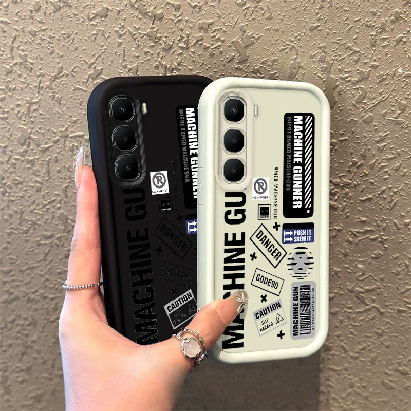 Senapan Mesin SoftCase Anti Jatuh FOR INFINIX HOT60PRO  HOT60I  HOT60  HOT50PROPLUS  HOT50PRO  HOT50