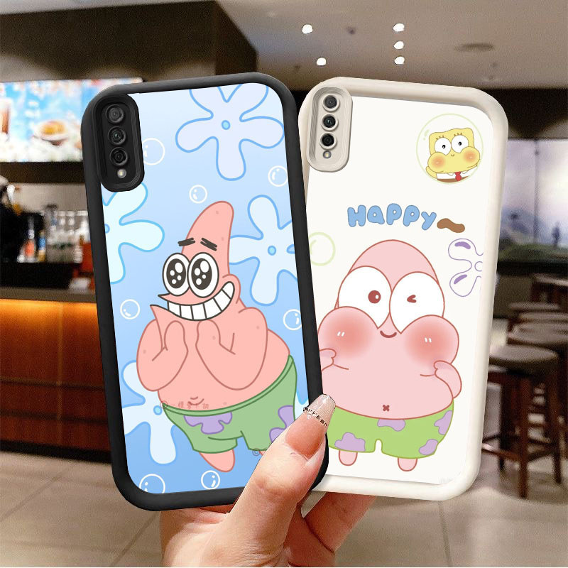 A2-61 SpongeBob SquarePants Patrick Star Case Lembut Casing untuk Samsung A30s Core A7 A03 A02 A50 M
