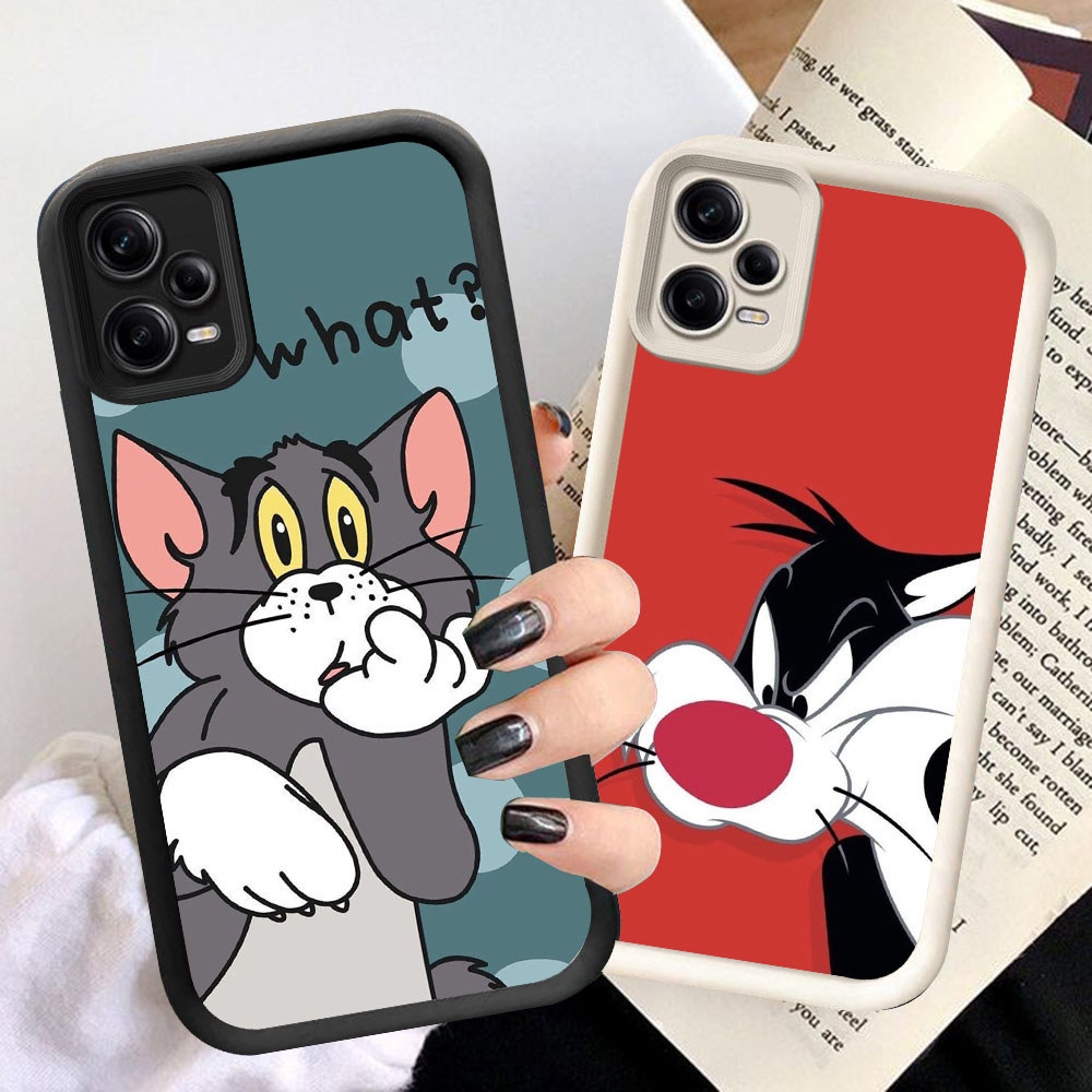 Casing HP Untuk Xiaomi Redmi Note 12 13X 15C Turbo 3 POCO X5 M6 F7 F6 F5 HR-72 Mouse Cats