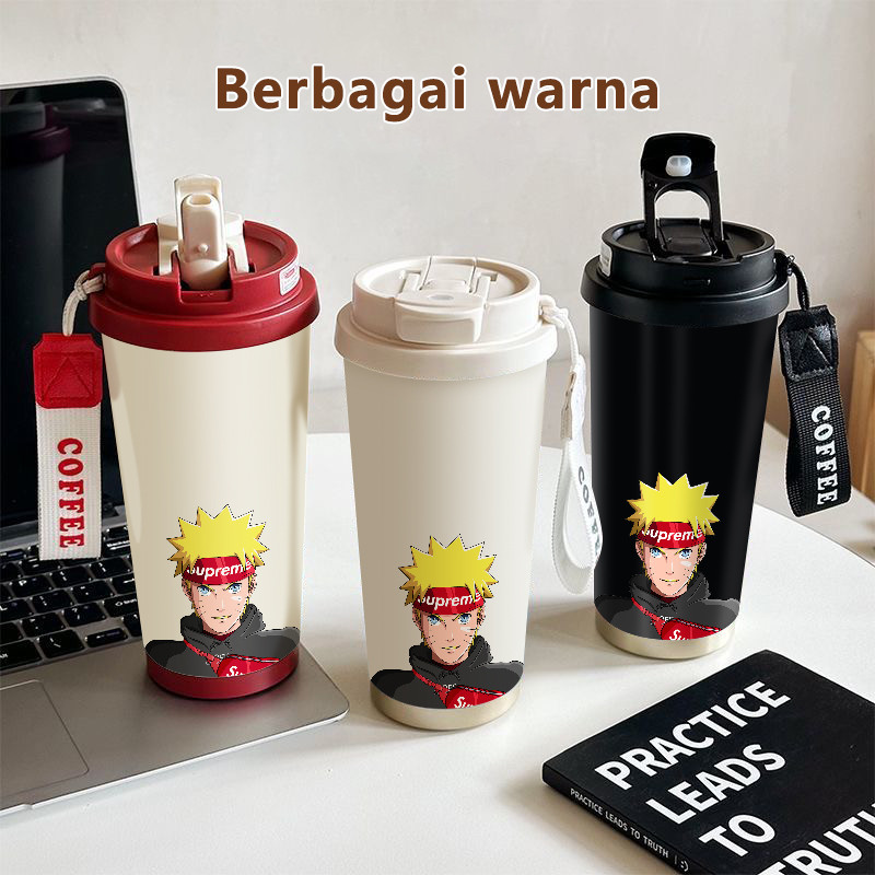 Naruto Supreme Headband COD  Tumbler kopi 500ml  Bottle Premium Termos air panas  Stainless steel 31