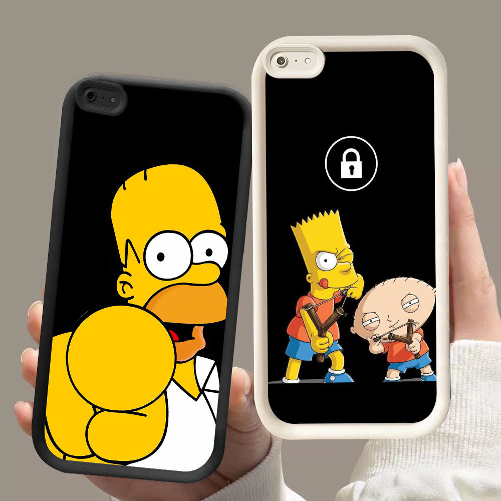 KT-1 The Simpson Murah Casing HP TPU Anti Gores Realme C30 C30S C15 12 P1 Narzo 50i Prime Pro Plus