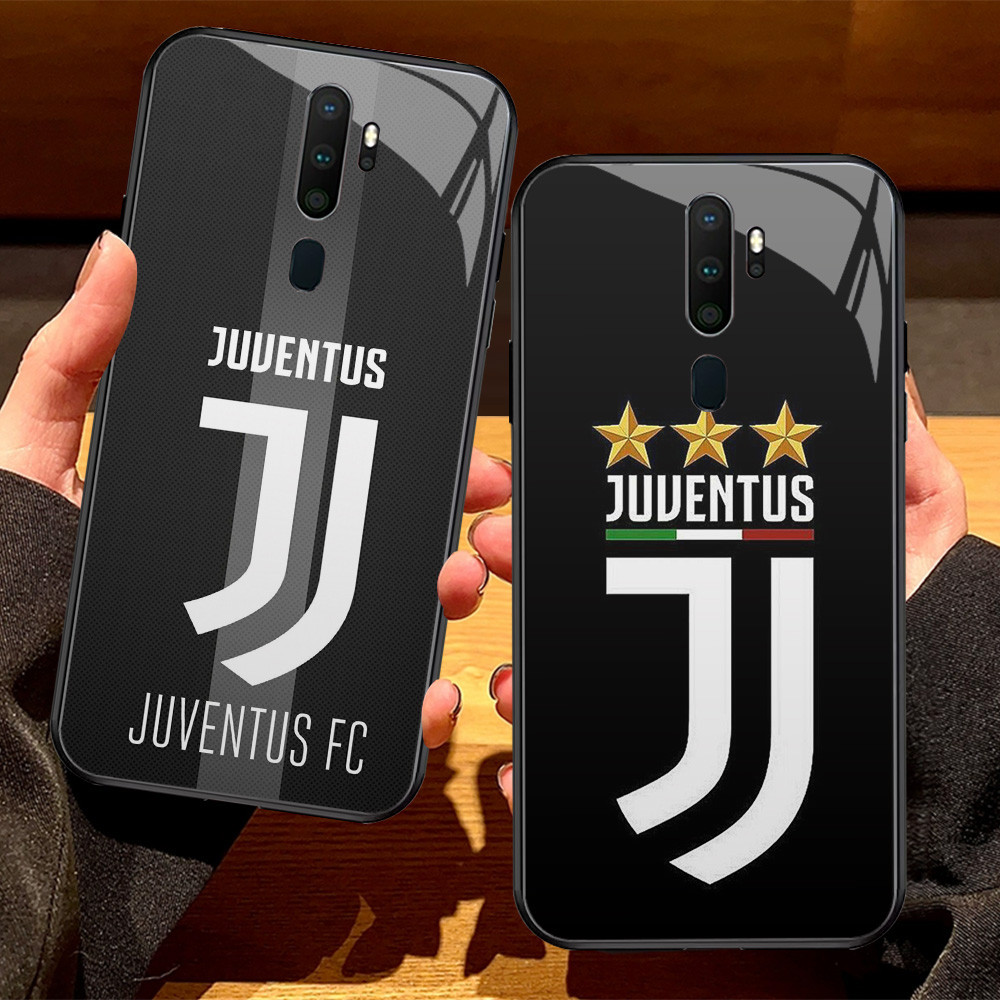 G-28 Juventus HD Kaca Casing untuk OPPO Reno F17 2Z 12F A9 F11 A5 2F 2020 Pro Case