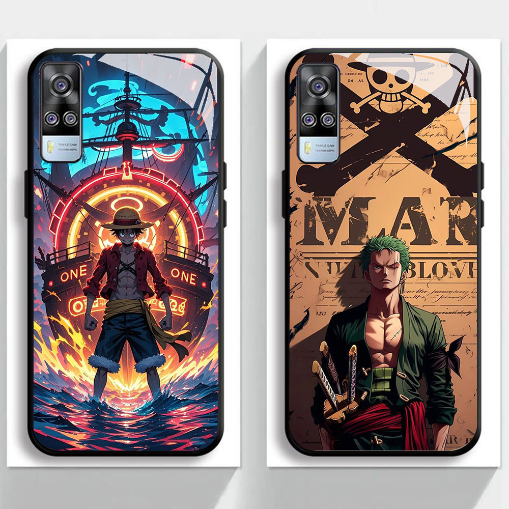 KR-24 One Piece HD Glass Casing untuk VIVO Y51 V21E Y31 Y52 V21S V21 V20 Y53S