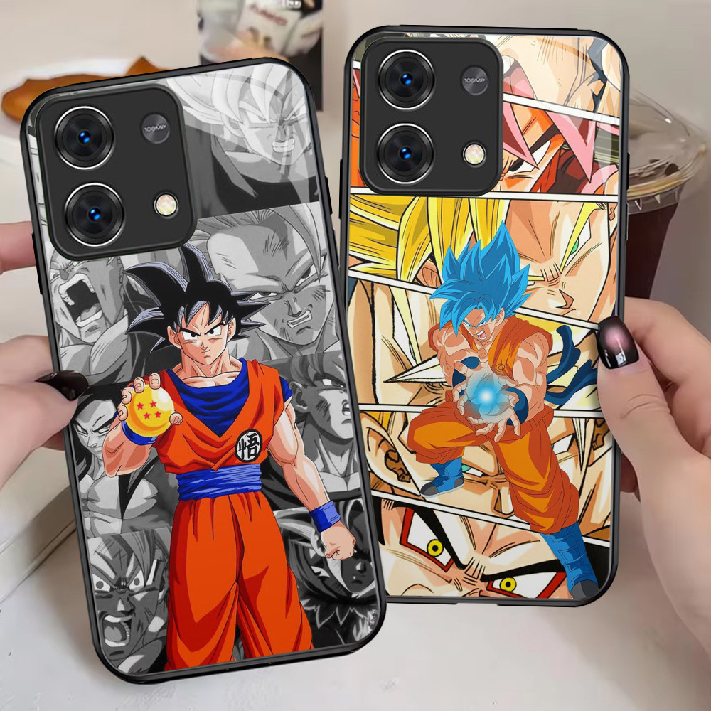 G-42 Dragon Ball HD Kaca Casing untuk Xiaomi Redmi Note 13 13C Pro Plus 5G Case
