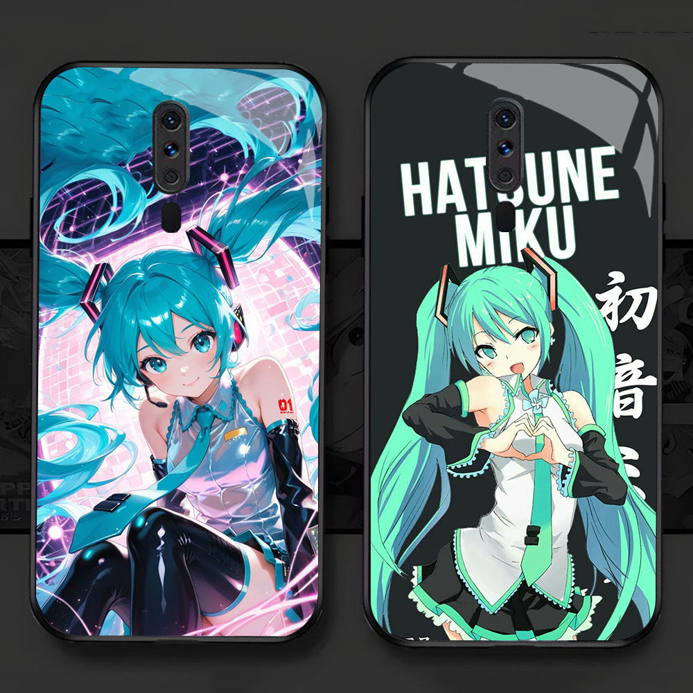 KD-57 Hatsune Miku HD Glass Casing HP OPPOV A9 A15 A15S A9X F11 Reno 2F 2Z Pro