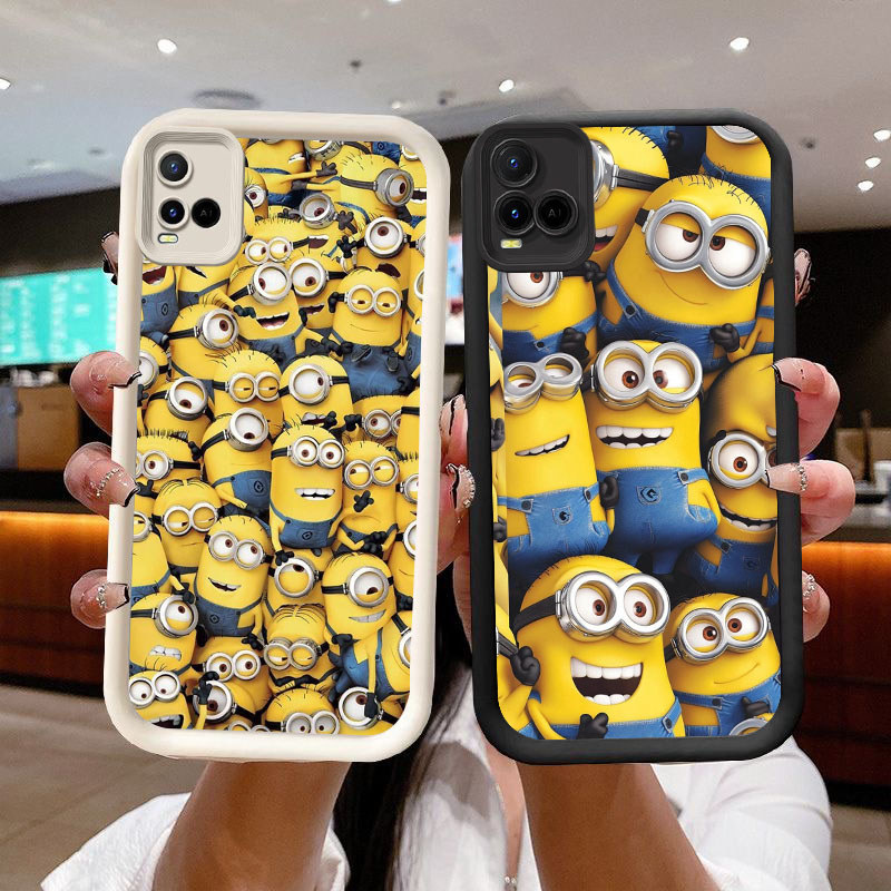 A2-34 Minion Case Lembut Casing untuk VIVO Y75 V23 Y21 Y33s V20 V23E Y21t Y21s Y21e Pro 5G