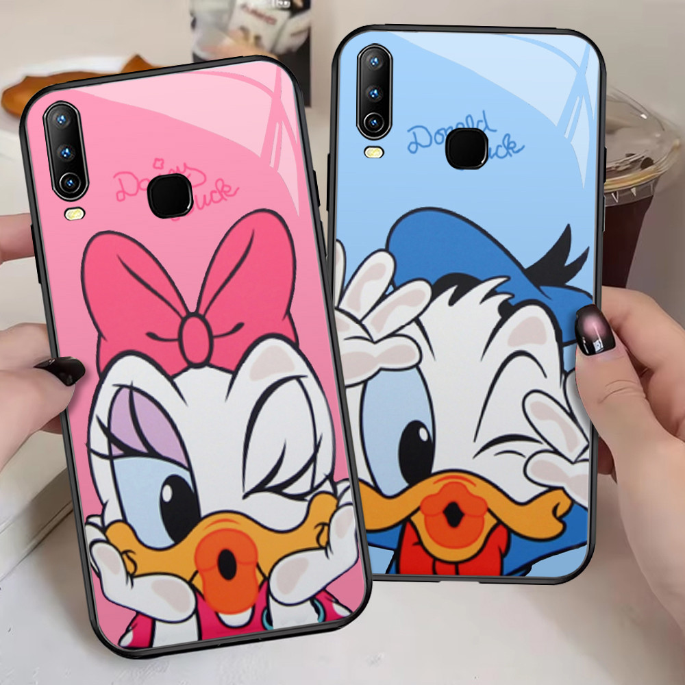 G-13 Donald Duck HD Kaca Casing untuk VIVO Y81s Y12i Y50 Y81 Y30 Y12 Y15 Y19 Y17 Y17S Y15S Case