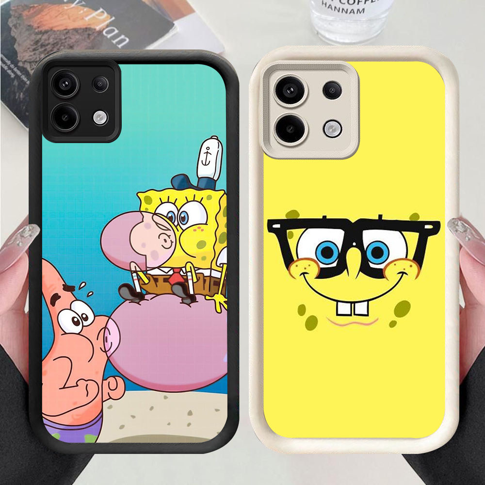 KD-91 SpongeBob SquarePants Casing HP Untuk Infinix Smart 7 9 ITEL A80 P65 Tecno POP 7 Spark 30C GO 