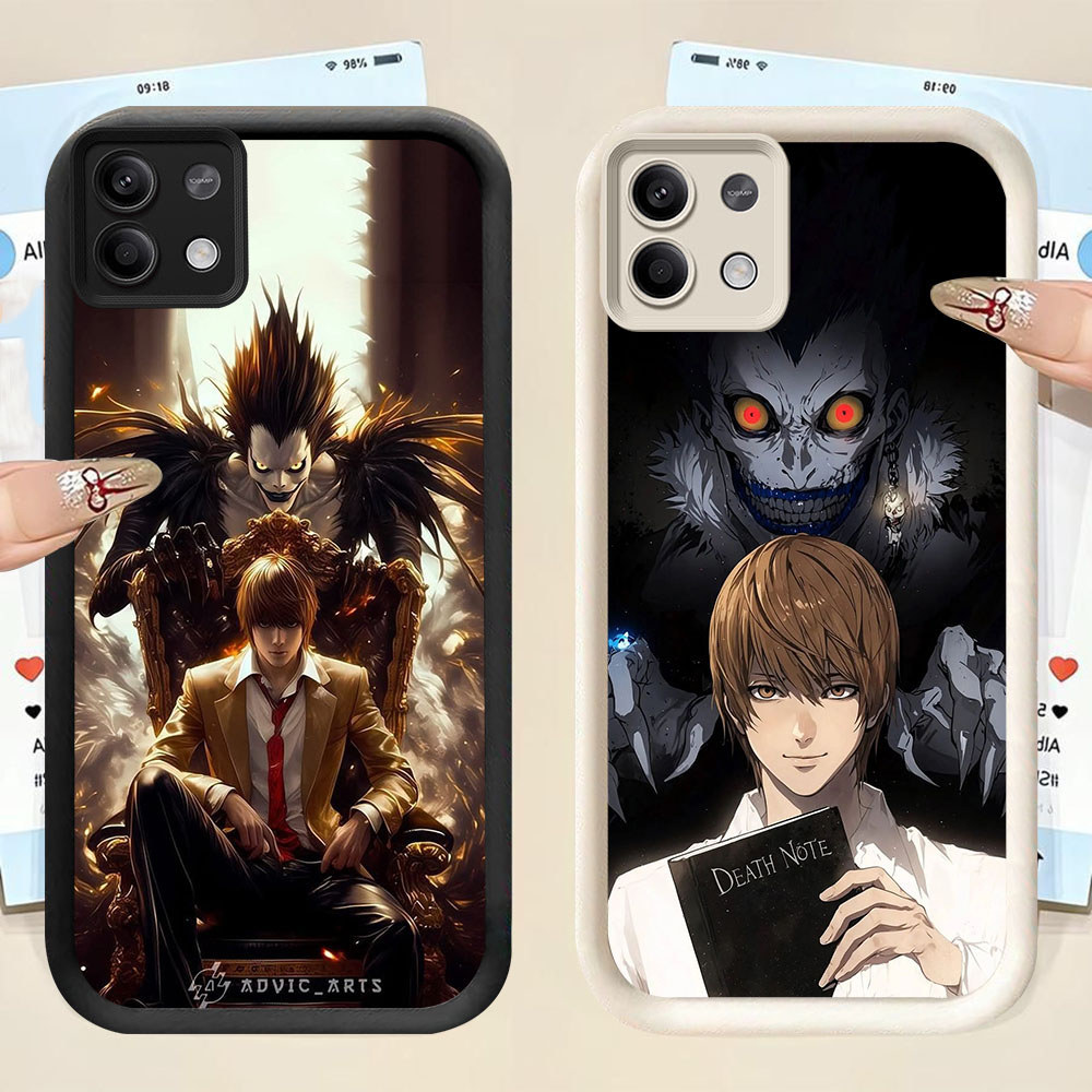 FX-27 Death Note Shockproof Casing untuk Xiaomi Redmi Note 13 Poco X6 X7 M6 M7 NEO Pro