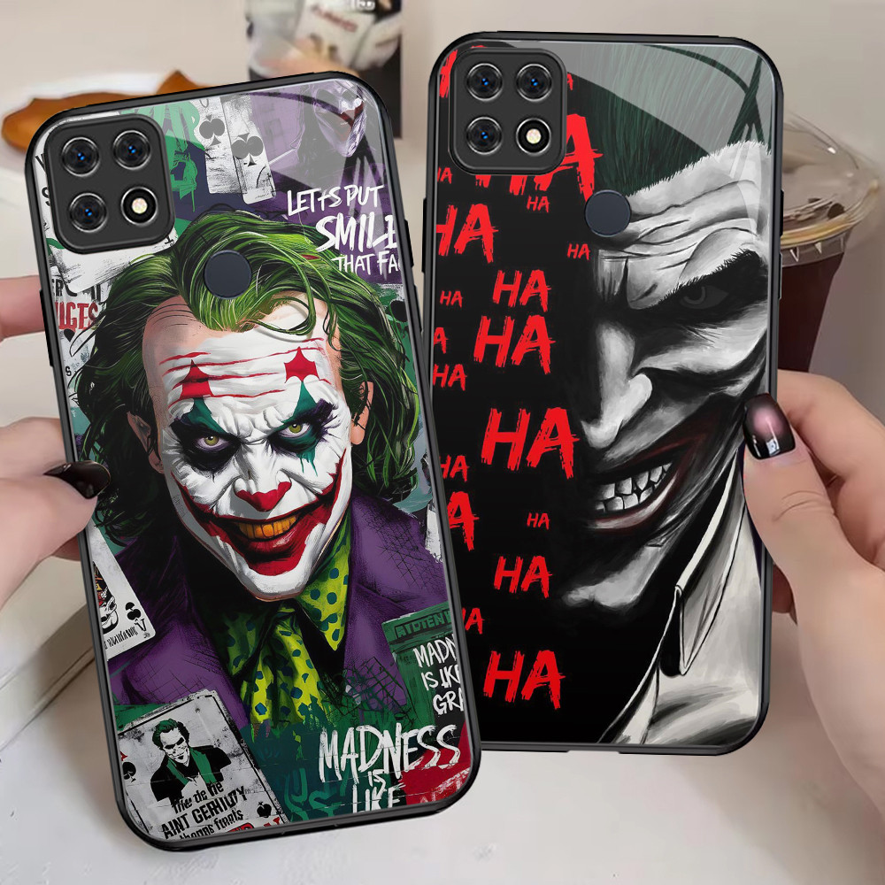 G-73 Joker HD Kaca Casing untuk Realme C25S C25Y C25 C20A C12 C20 C15 C21 C21Y C11 2021 Case
