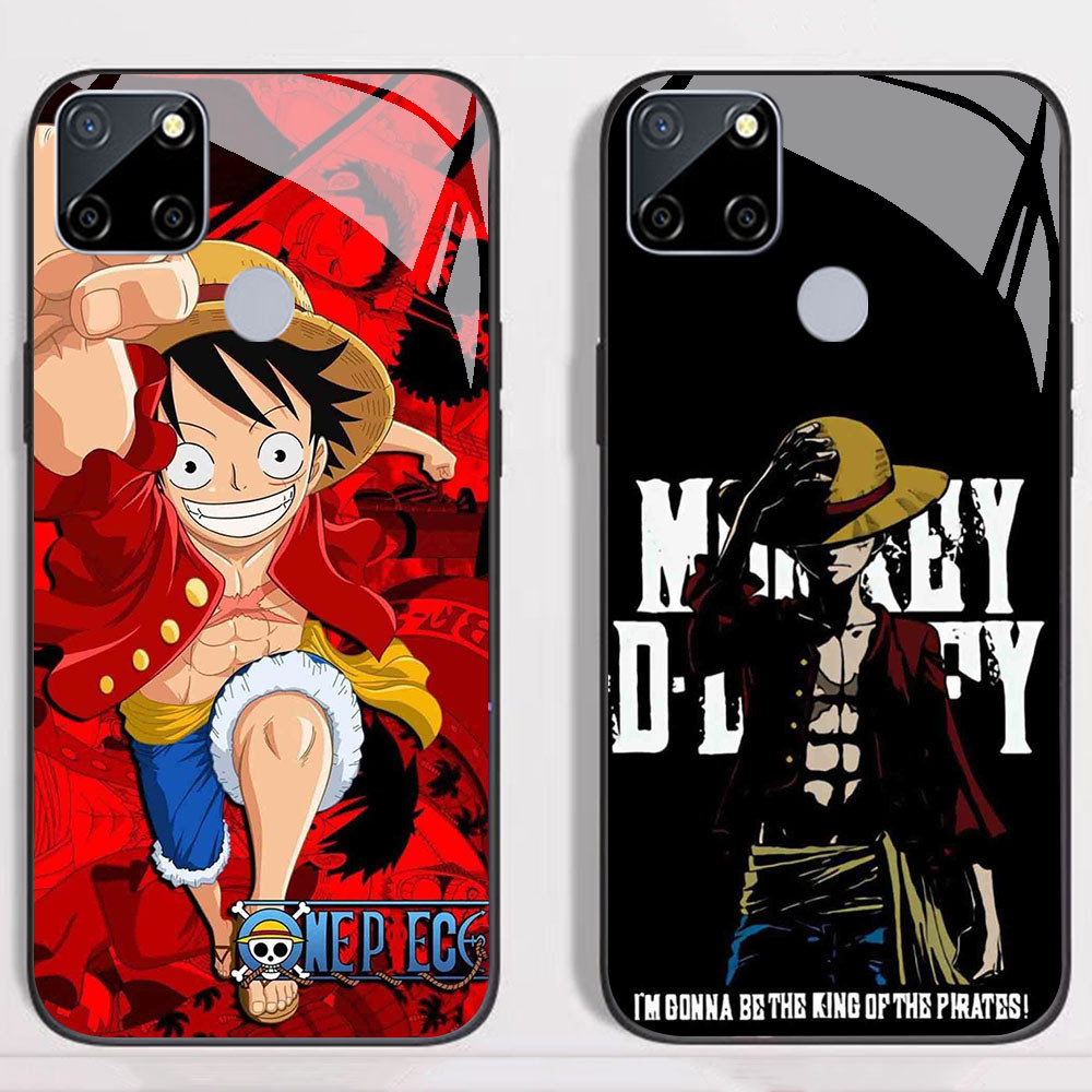 KT-71 Monkey D Luffy HD Glass Casing HP Realme C21Y C25S C25 C1 C15 C12 C25Y C21 Narzo 20 30A