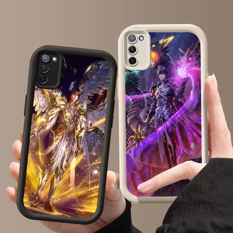 A2-56 Singgasana Segel - Long Haochen Case Lembut Casing untuk Samsung A03S M21 A31 S20 A02S F02S A7