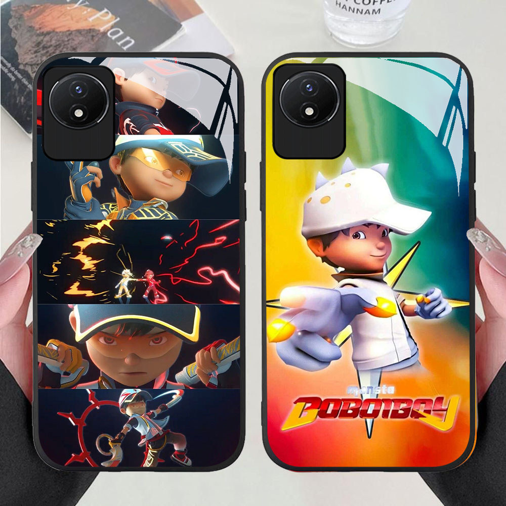 KB-4 BoBoiBoy Nova HD Glass Casing untuk VIVO Y02 Y02A Y02T Y66 Y81i V19 Y67 Y81 V17 Y81S V5 Lite Pr
