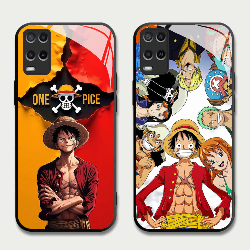 TS-32 Ace Luffy HD Glass Casing HP Realme 2 8 8i 9 C30 C30S Narzo 50 Pro