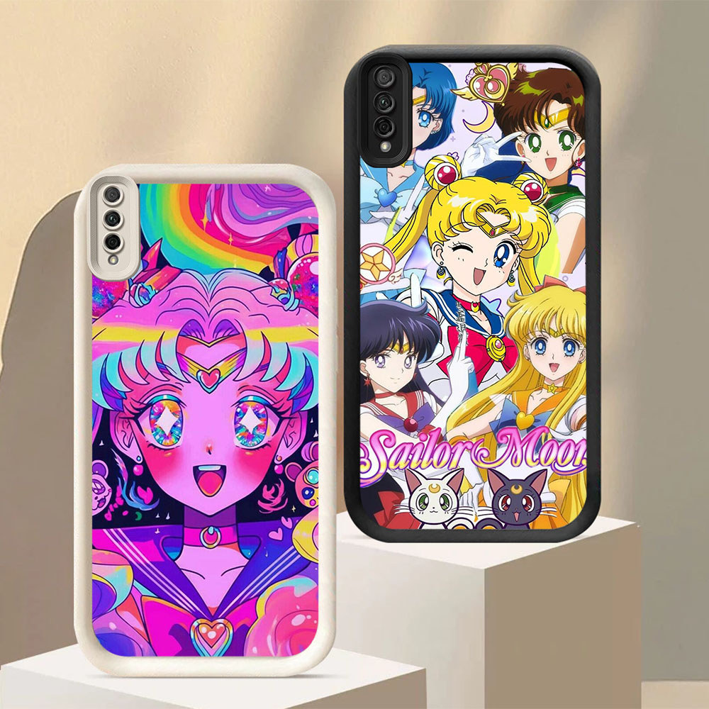 PW-47 Sailor Moon Silikon Casing untuk Samsung A50s A02 Core A7 A03 A50 M02 A30s 2018