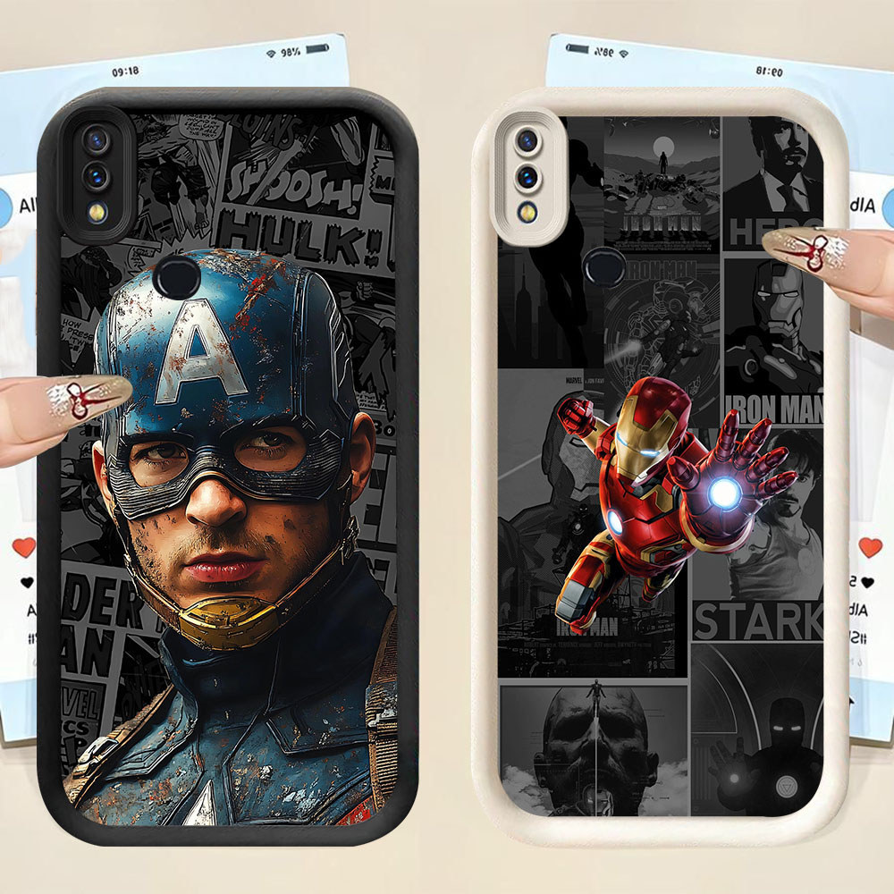 KT-33 Marvel Iron Hero Casing HP Untuk Samsung A10S A20 A11 A20S A36 M11 A30 A10 A56 A21S