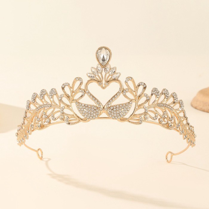 Mahkota Mutiara Cinta Berongga  Dekorasi Mahkota Perjamuan Tiara Pernikahan Pengantin Wanita Krista