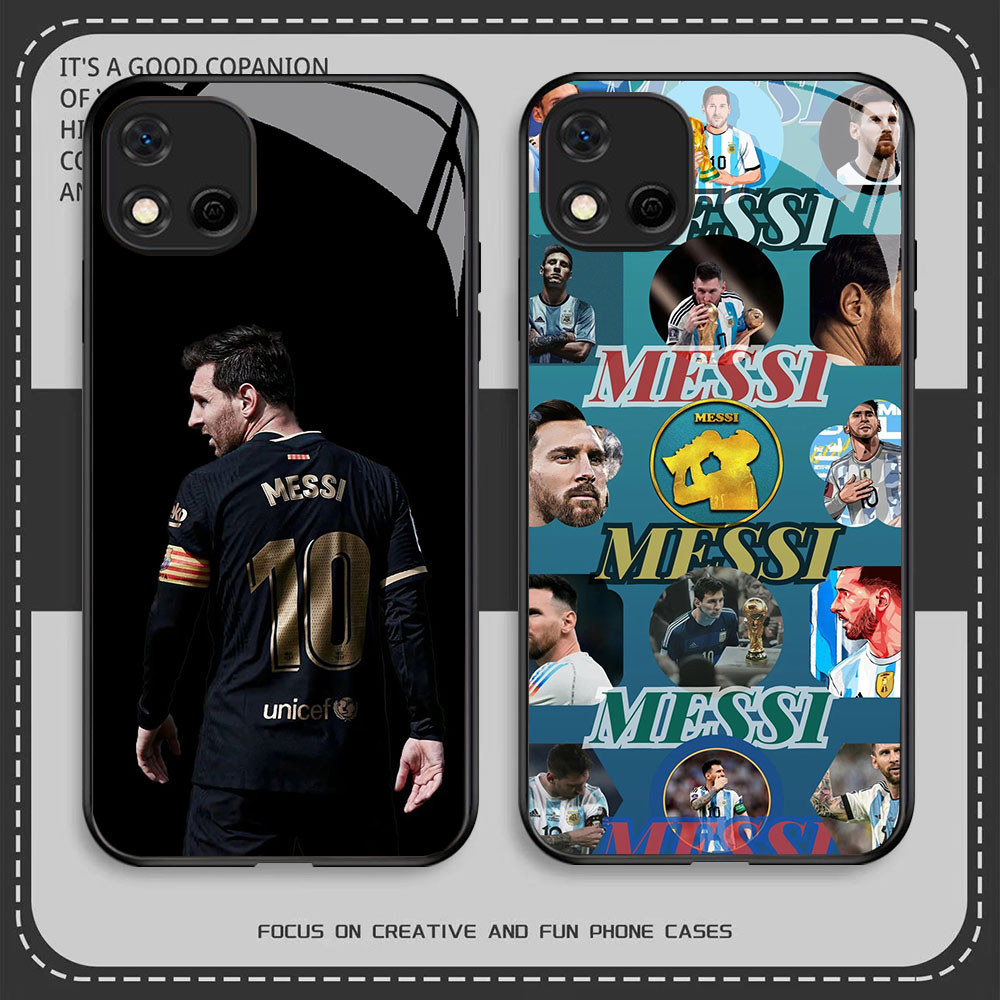 HR-35 Argentina Leonel Messi HD Glass Casing HP Realme C11 C20A C20 C2s C2