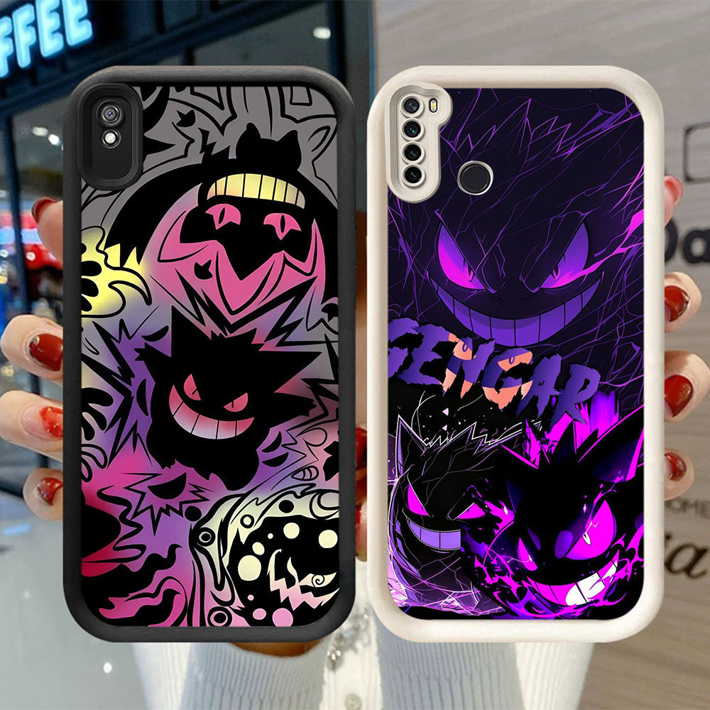 Casing HP Untuk Xiaomi Redmi Note 5 6A 7 9A A5 9T Poco M3 C71 Pro Plus KR-64 Pokemon Gengar