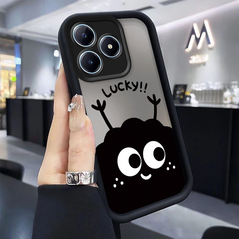 Batu Arang Hitam Kecil SoftCase Anti Jatuh FOR RealmeNARZO70PRO 5G NARZO70 NarzoN63 NarzoN61 arzoN65